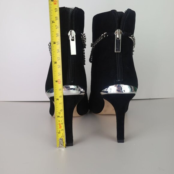 BCBGeneration Womens Midlan Suede Zipper Ankle Boots Black 10 Medium (B M)- 0054 - Picture 14 of 16